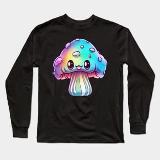 Cute Psychedelic Mushroom Long Sleeve T-Shirt